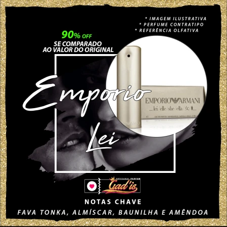 Perfume Similar Gadis 522 Inspirado em Emporio Lei Feminino Contratipo